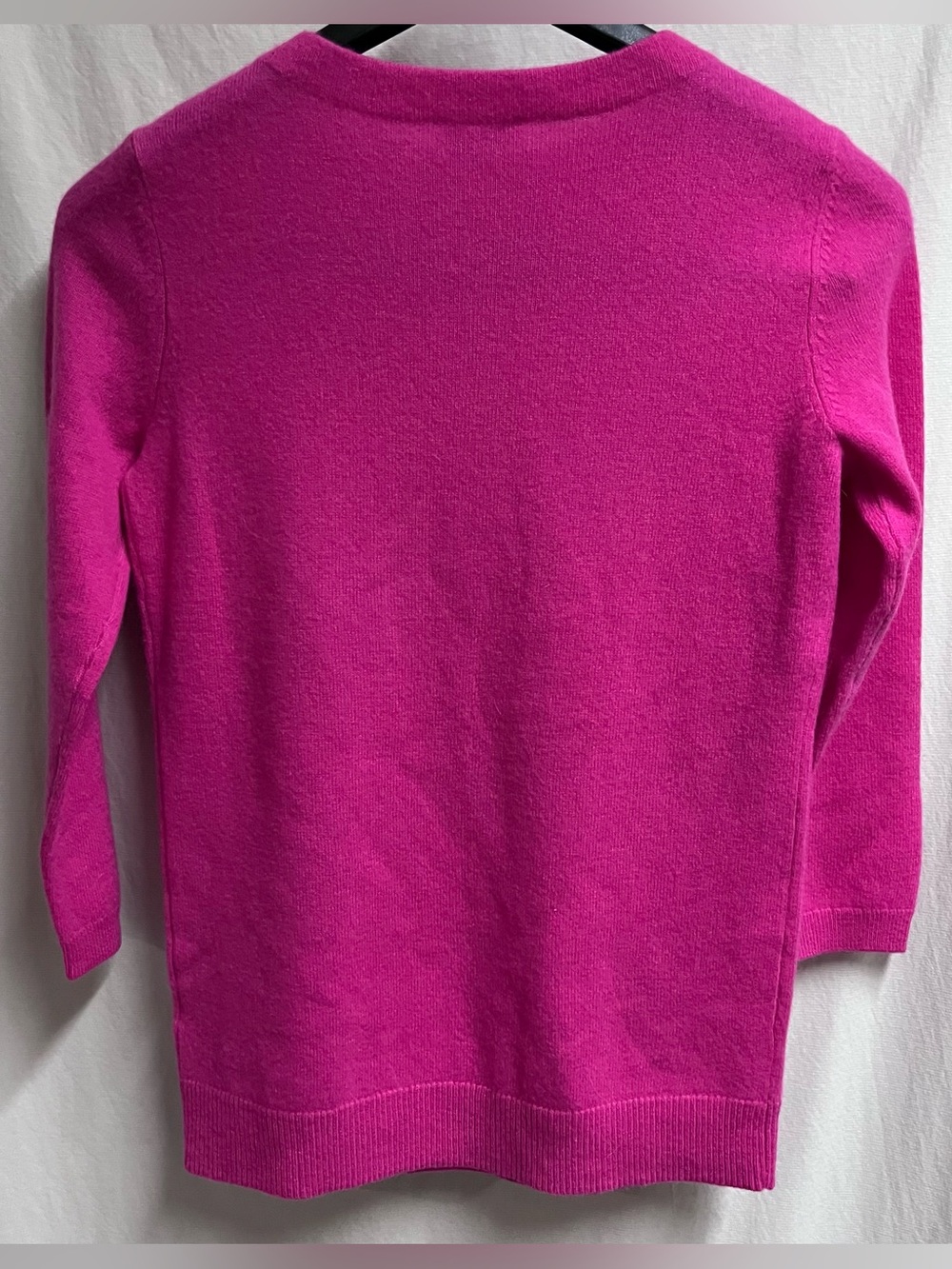 NWT Talbots Sweater Pure Cashmere Pink Soft Luxury 3/4 Sleeve XS Classic - Picture 7 of 8